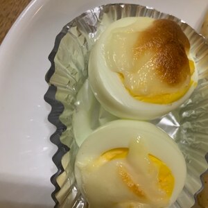 ゆで卵のトースターグリル